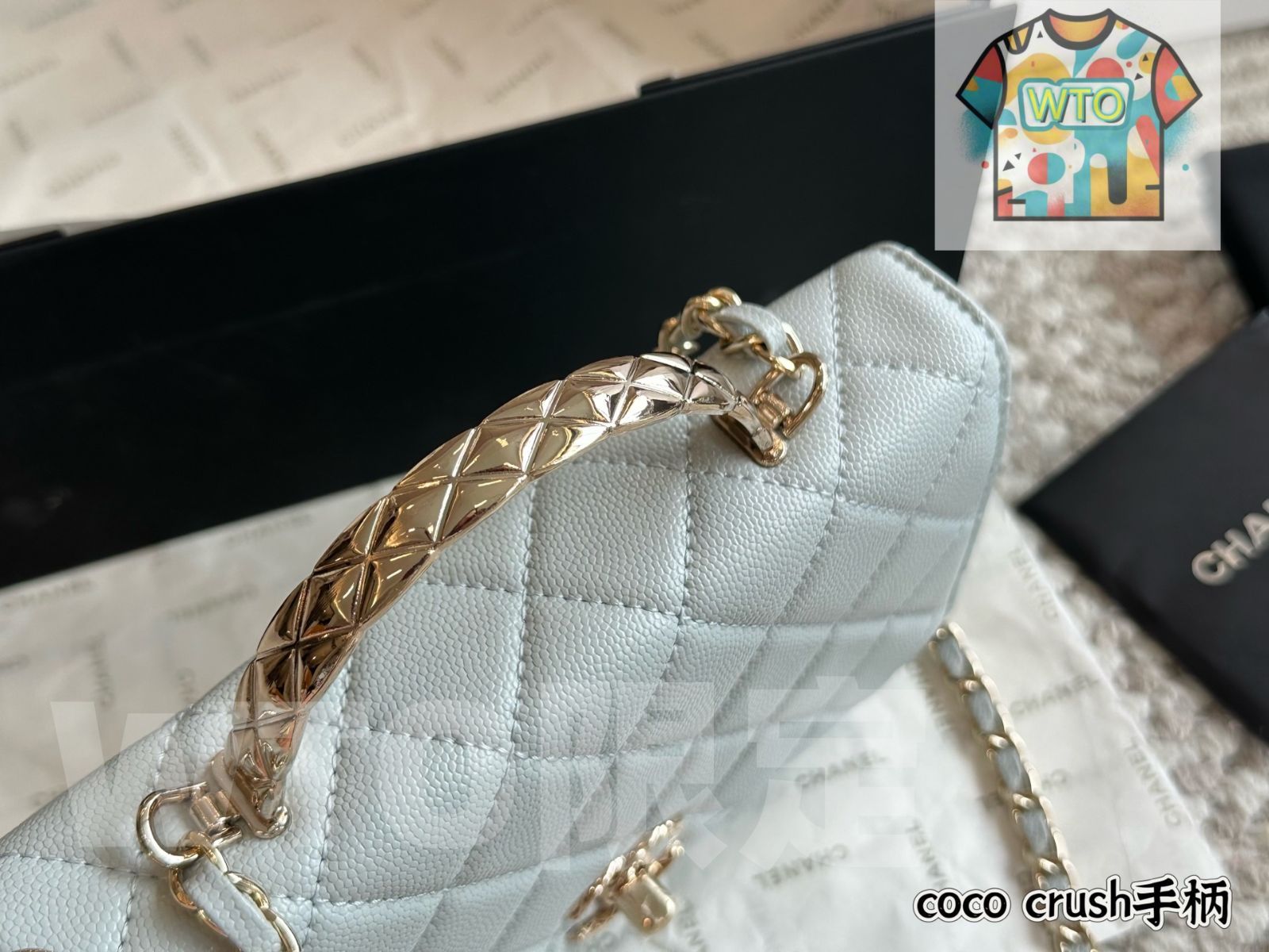 今日 Chanel 25SS Coco Crush Metal Handle WOC - シャネル 25SS ココクラッシュ メタルハンドル WOC-WTO輸入2