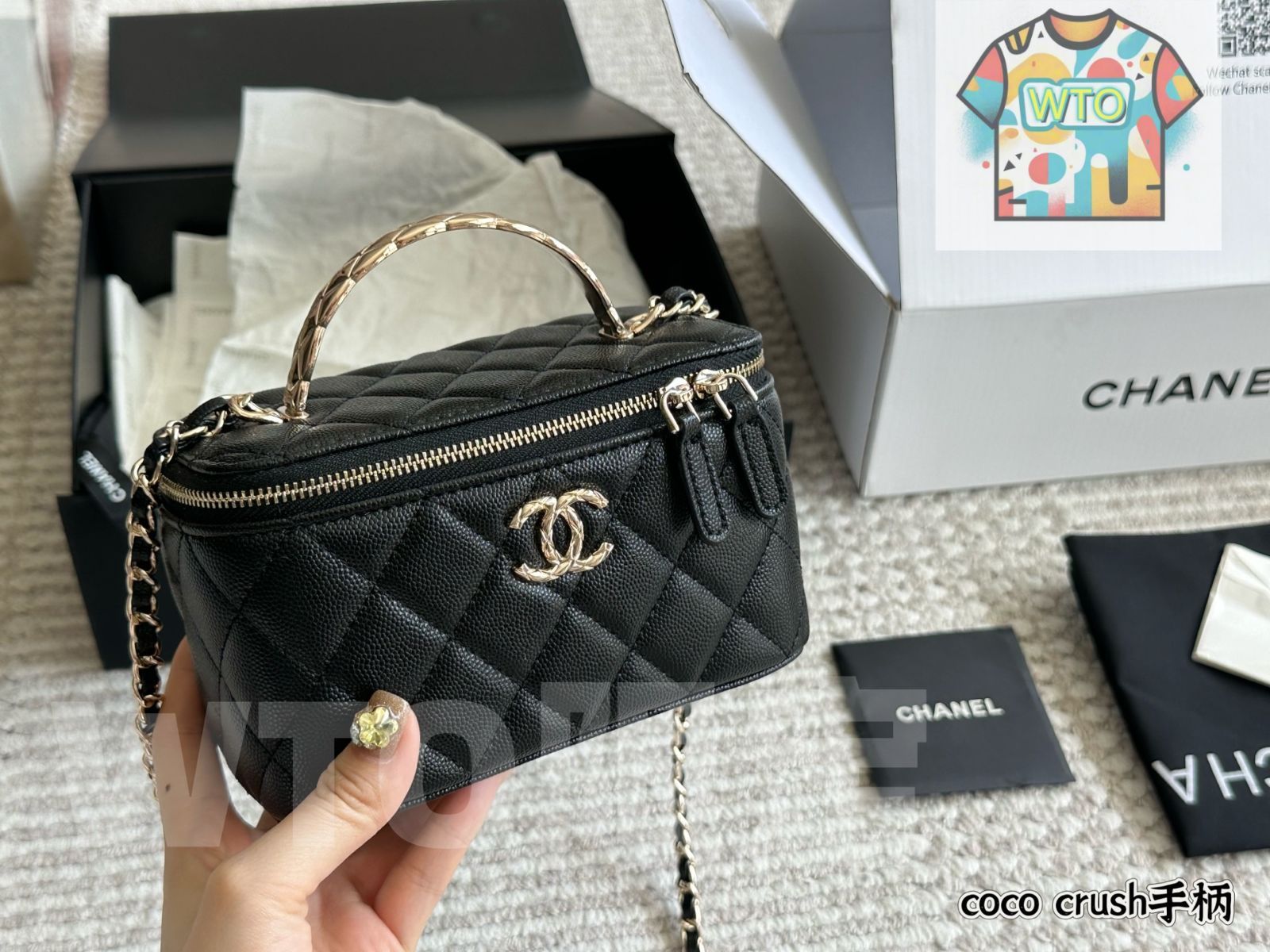 今日 Chanel 25c Handle Box Bag - シャネル 25c ハンドル ボックスバッグ-WTO輸入2