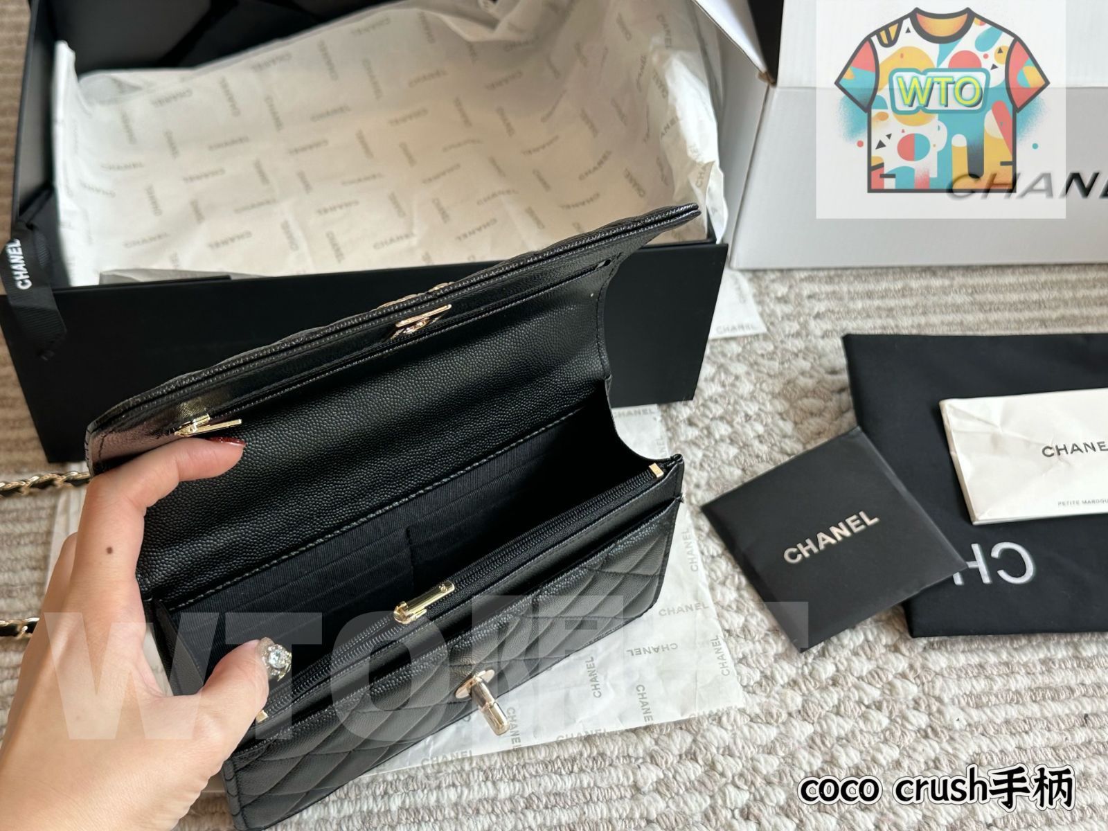  今日 Chanel 25 SS Coco Crush Metal Handle WOC - シャネル ココクラッシュ メタルハンドル WOC-WTO輸入 ハンドバッグ バッグ