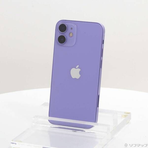 〔 品〕 iPhone12 mini 128GB パープル MJQD3J A SIMフリー 377