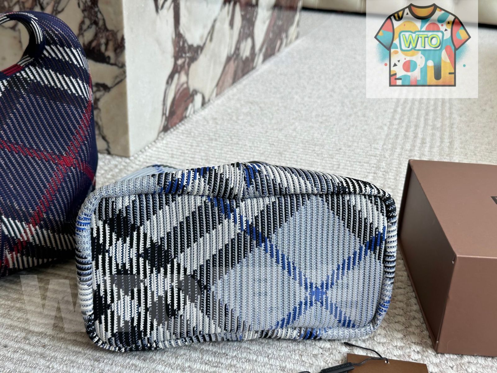  今日 Burberry s Classic Check Shoulder Bag - バーバリーのクラシックチェック肩バッグ-WTO輸入 ショルダーバッグ ショルダーバッグ