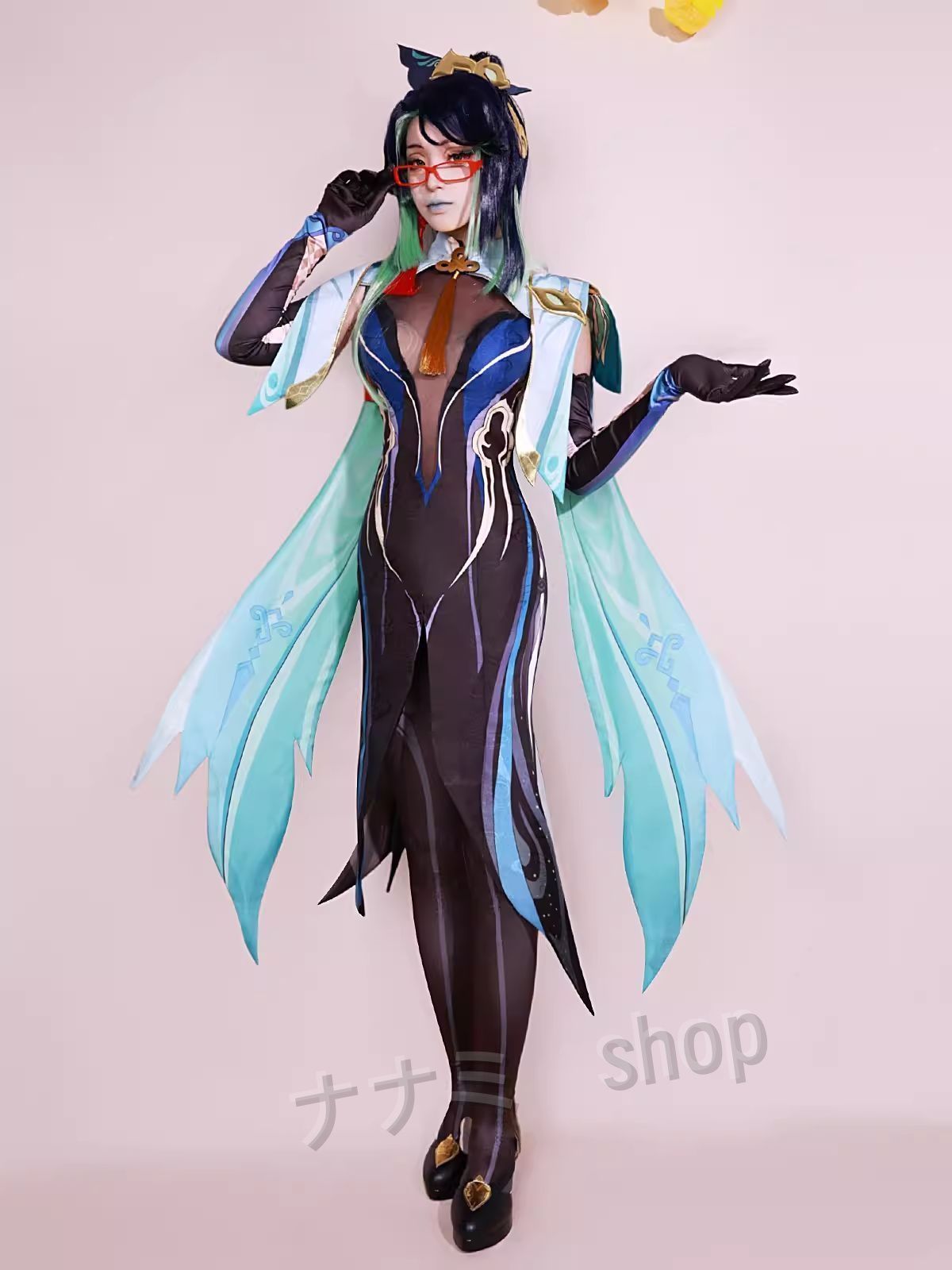 原神 げんしん 閑雲コスプレ衣装 豪華版 フルセット コスプレ衣装 ウィッグ付き 靴追加 可 コスチューム cosplay 演出