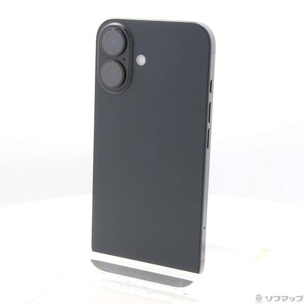 〔 品〕 iPhone 16 256 GB ブラック MYDW 3 J A SIMフリー 371