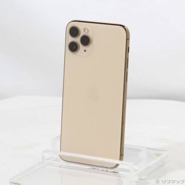 〔 品〕 iPhone11 Pro 64GB ゴールド MWC52J A SIMフリー 371