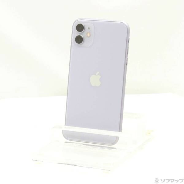 〔 品〕 iPhone11 128GB パープル MWM52J A SIMフリー 295