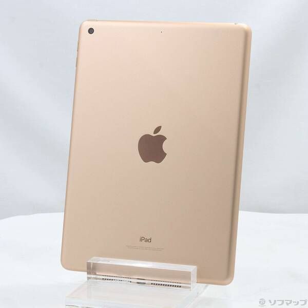 中古品〕 iPad 第6世代 32GB ゴールド MRJN2J／A Wi-Fi【349】