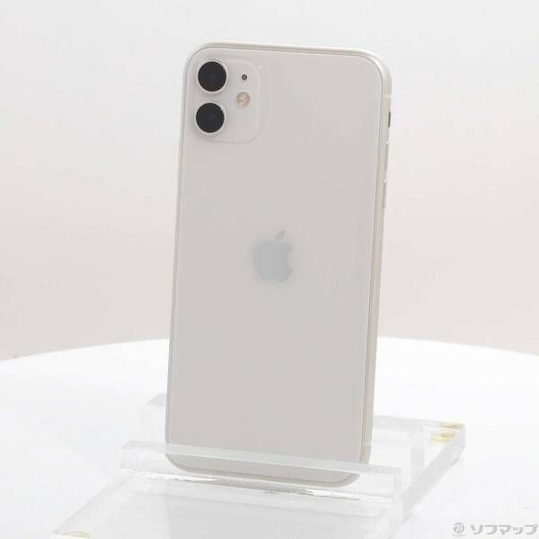 〔 品〕 iPhone11 128GB ホワイト MWM22J A SIMフリー 377