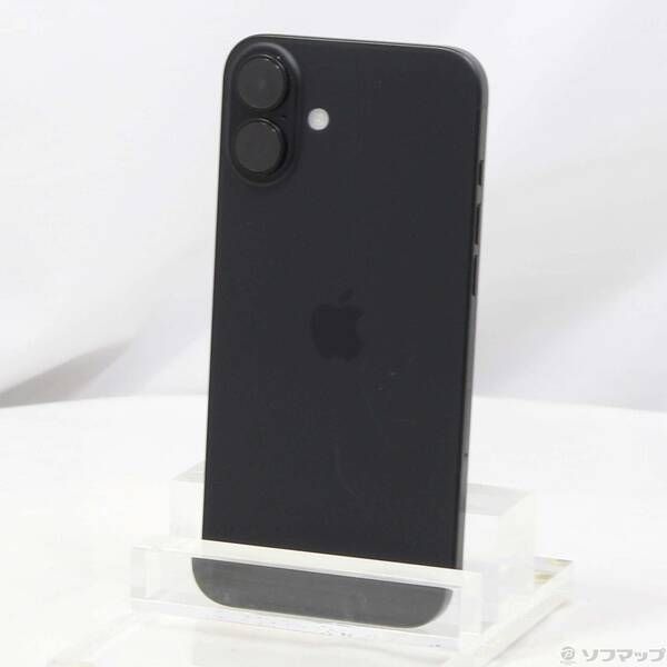〔 品〕 iPhone 16 Plus 128 GB ブラック MXVA 3 J A SIMフリー 349