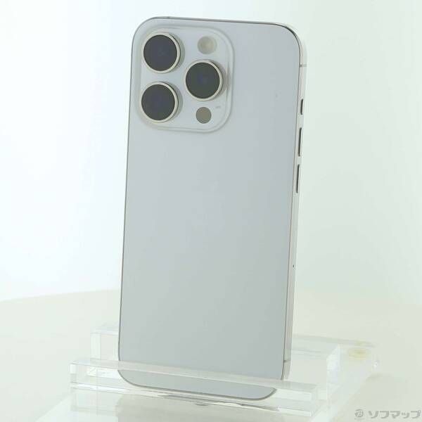 〔 品〕 iPhone15 Pro 256GB ホワイトチタニウム MTUD3J A SIMフリー 349
