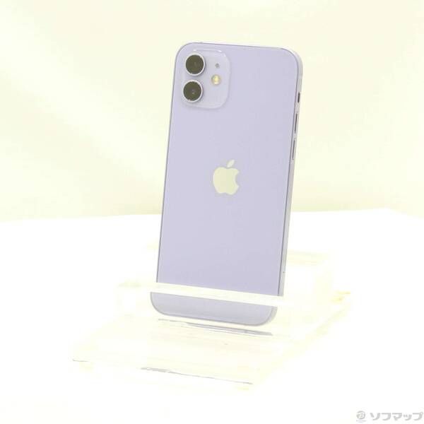 〔 品〕 iPhone12 128GB パープル MJNJ3J A SIMフリー 262