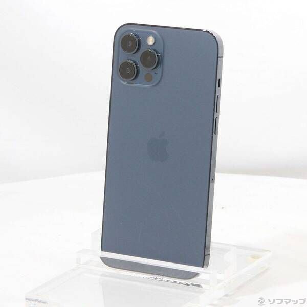 〔 品〕 iPhone 12 Pro Max 256 GB パシフィックブルー MGD 23 J A SIMフリー 297