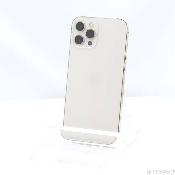 〔 品〕 iPhone12 Pro Max 128GB ゴールド MGCW3J A SIMフリー 276