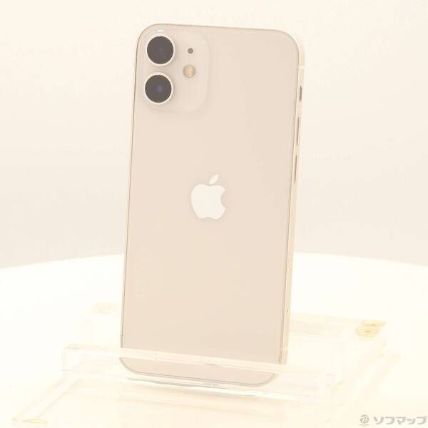 〔 品〕 iPhone12 mini 64GB ホワイト MGA63J A SIMフリー 368