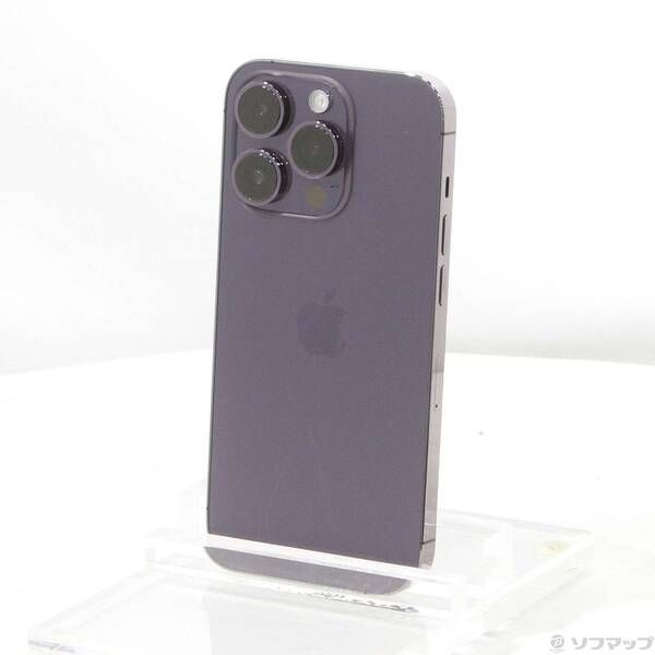 〔 品〕 iPhone14 Pro 256GB ディープパープル MQ1E3J A SIMフリー 262