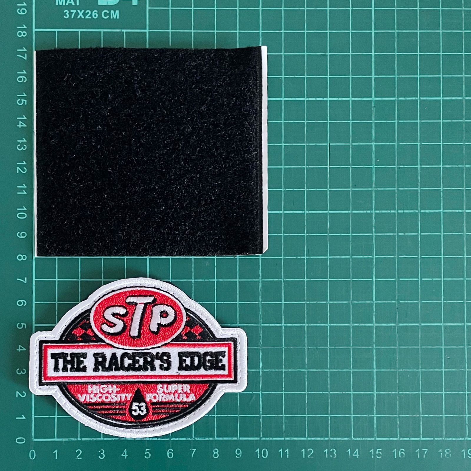 STP◇刺繍◇ベルクロワッペン◇アイロン不要◇ワンタッチ着脱 