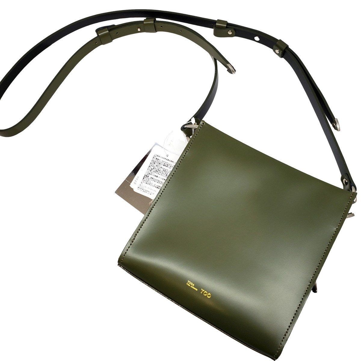 TOGA archives トーガ アーカイブス SQUARE SHOULDER BAG スクエア ショルダーバッグ レザー 鞄 レディース