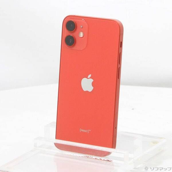 〔 品〕 iPhone12 mini 128GB プロダクトレッド MGDN3J A SIMフリー 258