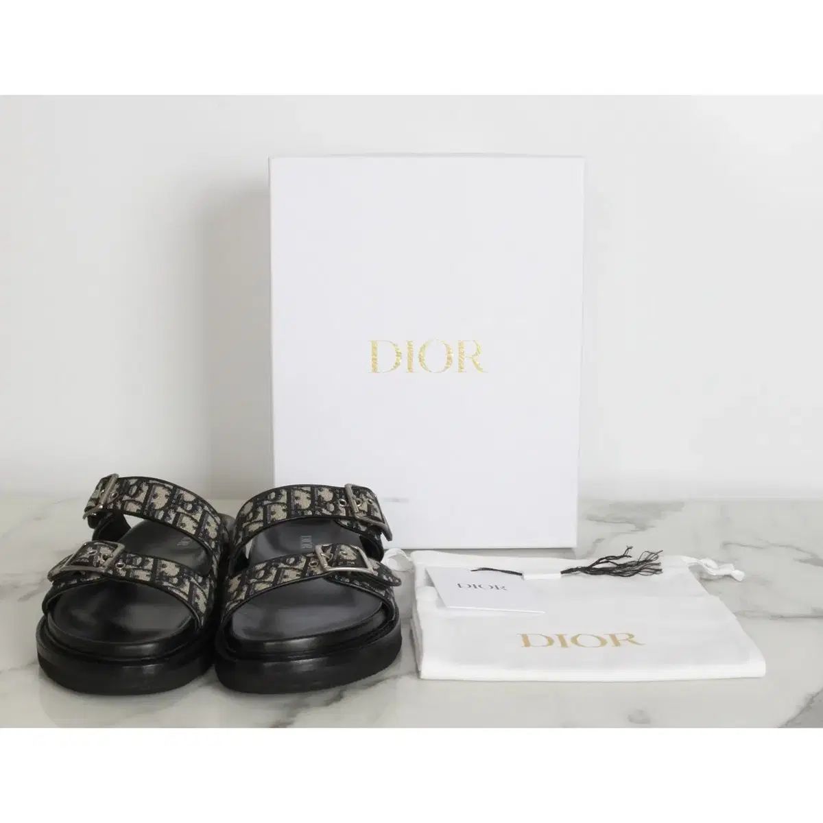 ディオール オブリーク アクア サンダル 43 280