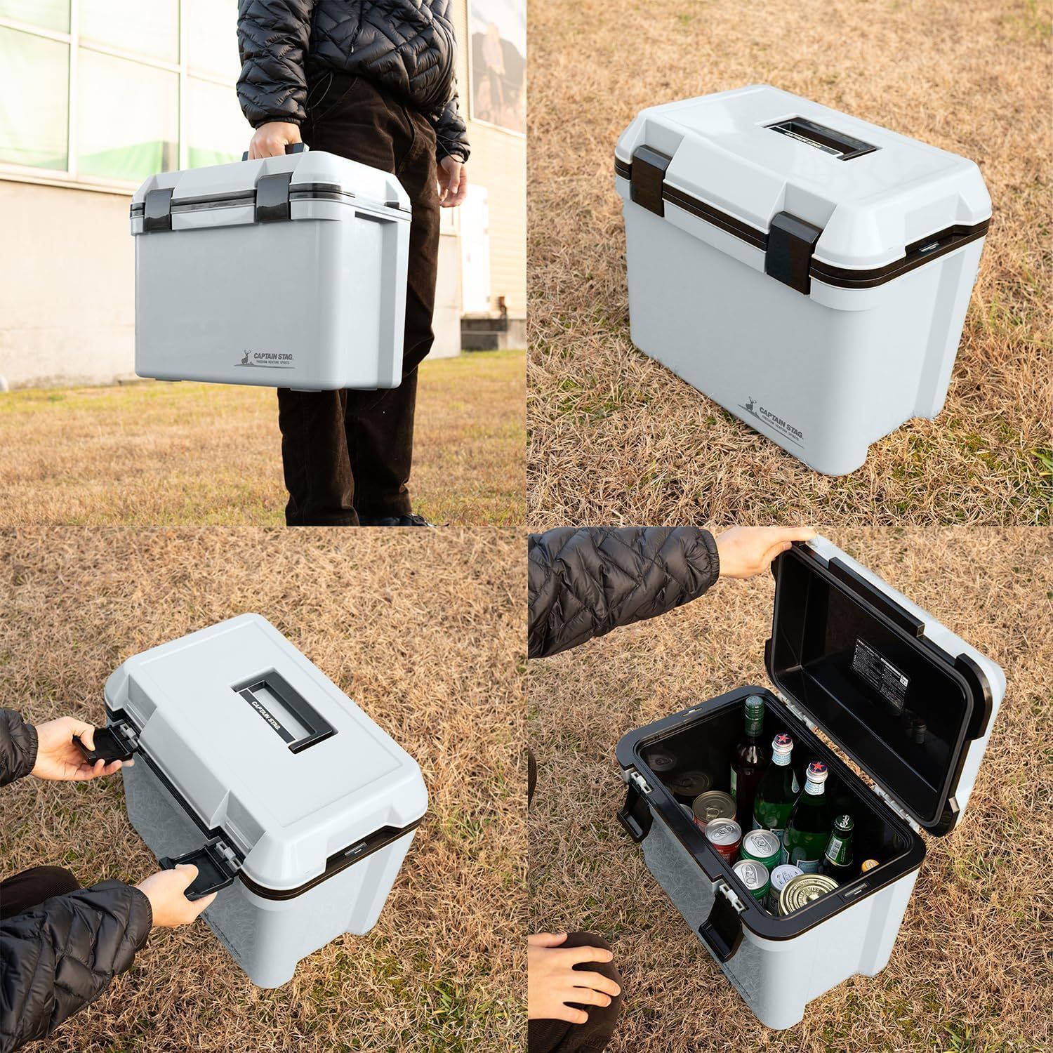 キャプテンスタッグ(CAPTAIN STAG) クーラーボックス 容量25L 