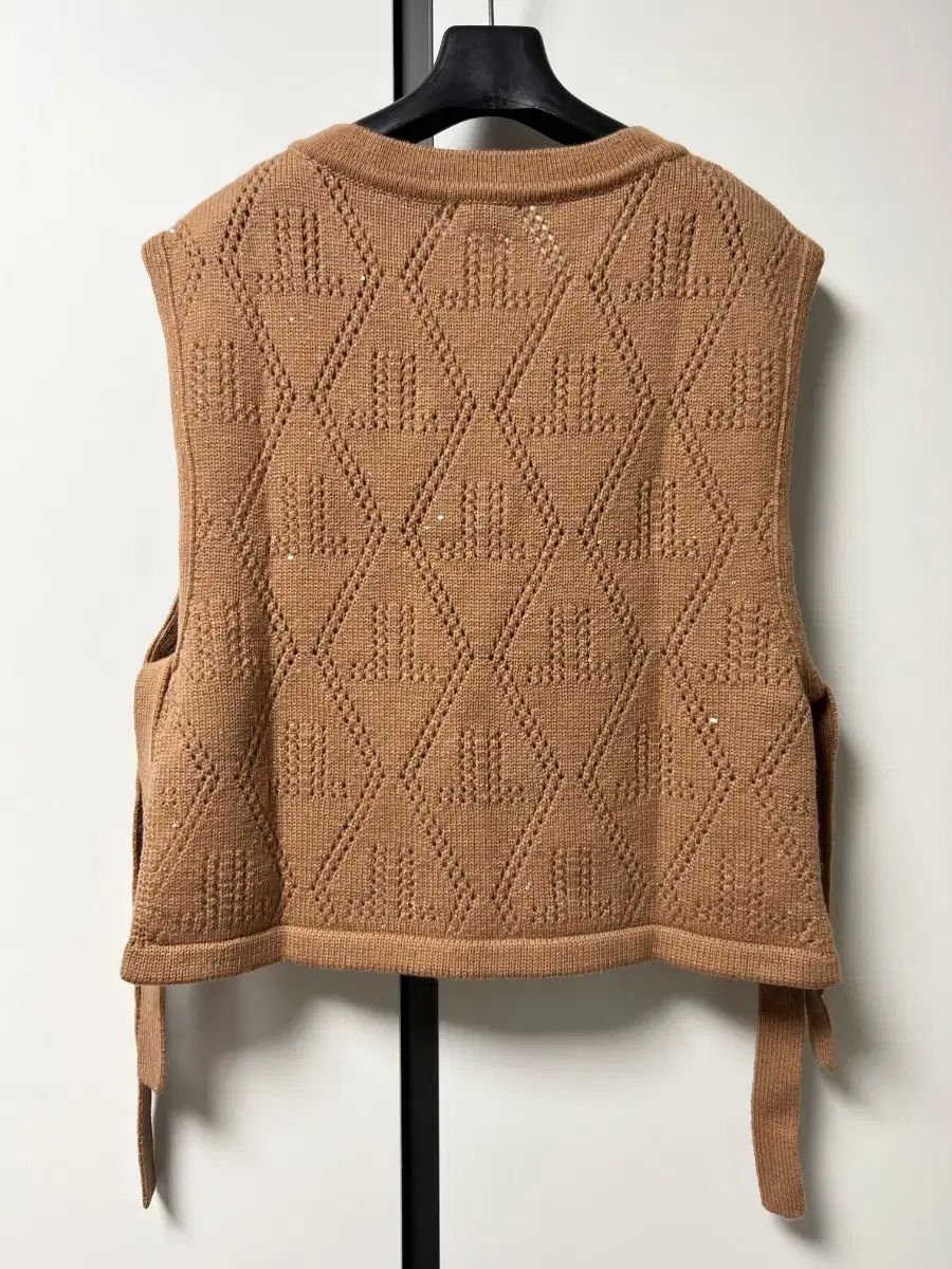  ランバン カシミア ベスト ブローチ セット ベスト ジレ ベスト ジレ ビスチェ