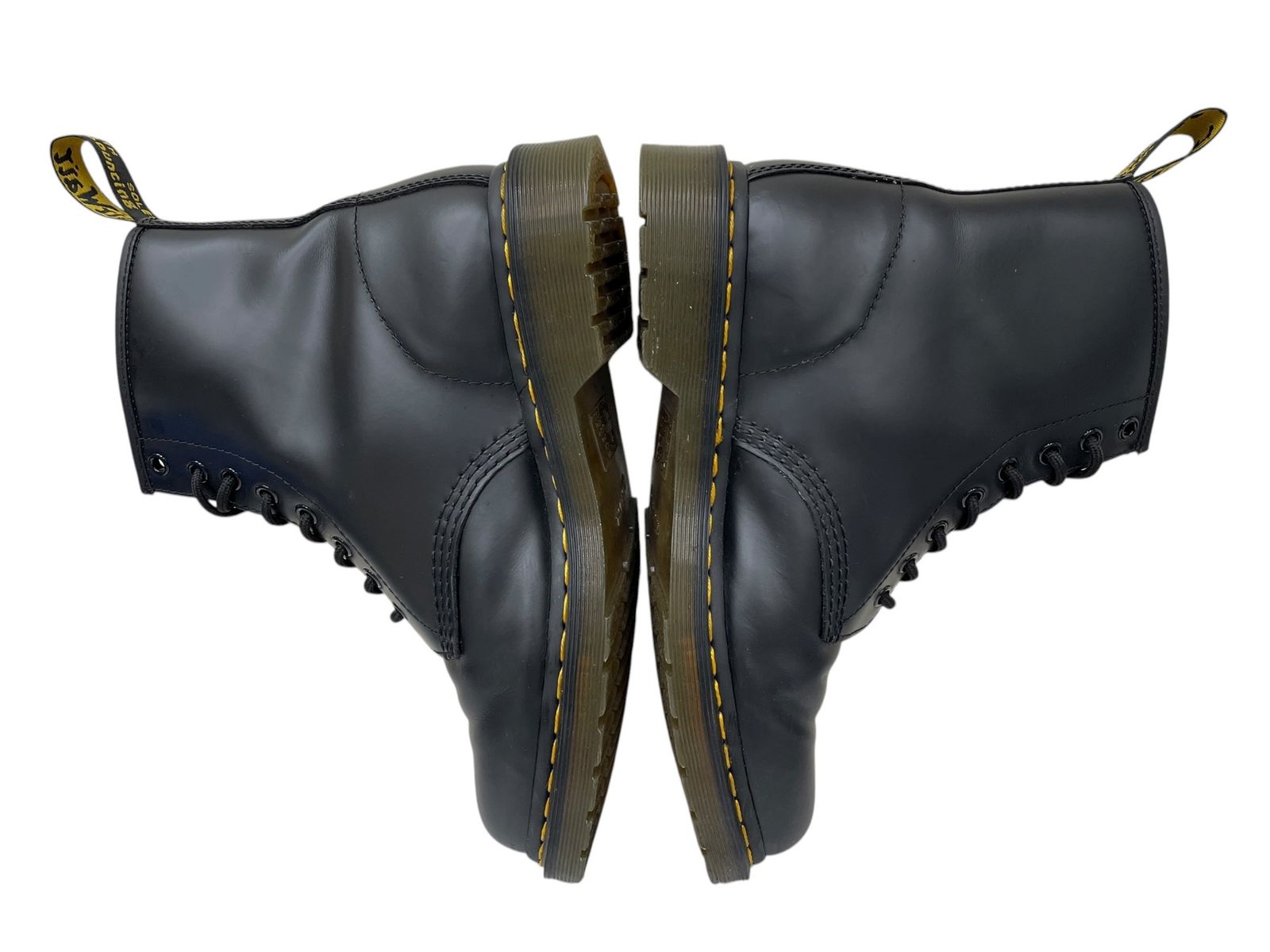  Dr Martens ドクターマーチン 8ホールブーツ イエローステッチ レザー 1460 26 cm US 8 ブラック メンズ 049 その他 ブーツ 革靴