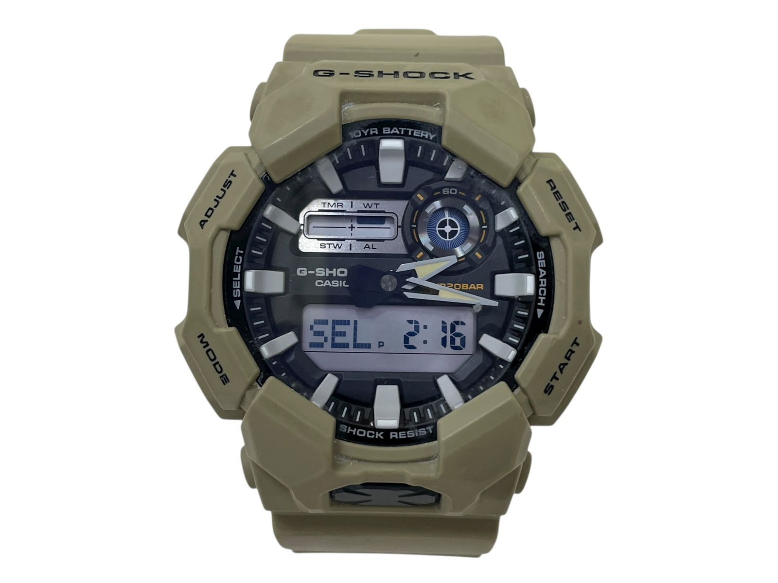 CASIO カシオ G-SHOCK ジーショック デジタルアナログ腕時計 GA-010 カーキ メンズ 049