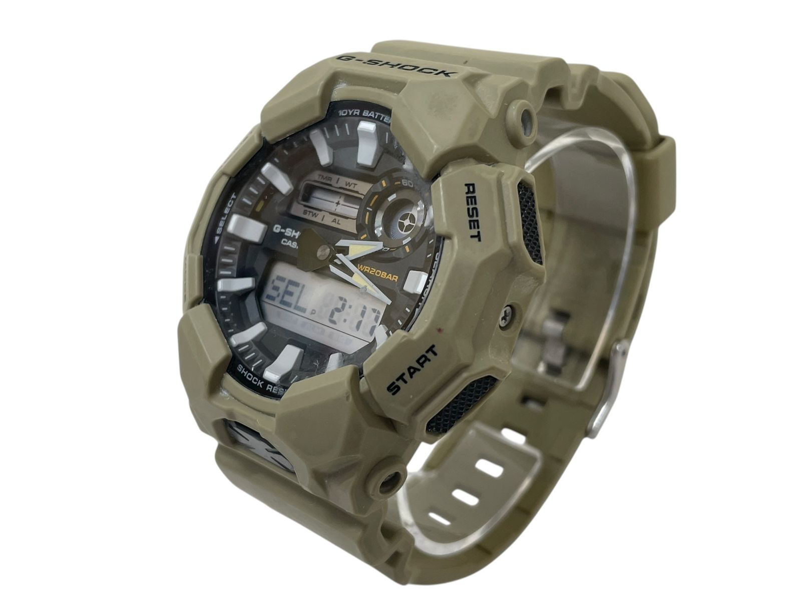 CASIO カシオ G-SHOCK ジーショック デジタルアナログ腕時計 GA-010 カーキ メンズ 049