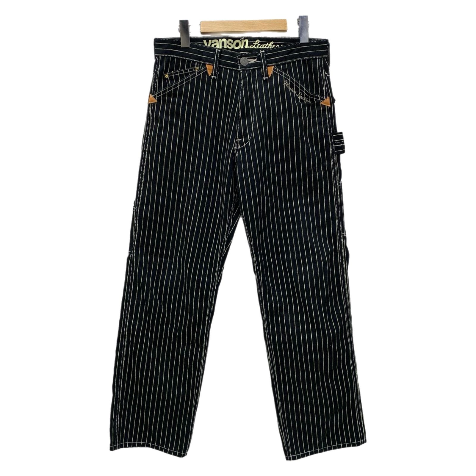 バンソン VANSON ウォバッシュペインターパンツ ボトムスその他 ブラック 32サイズ 201MB-1185 MERCADOAVALIA_COM_BR