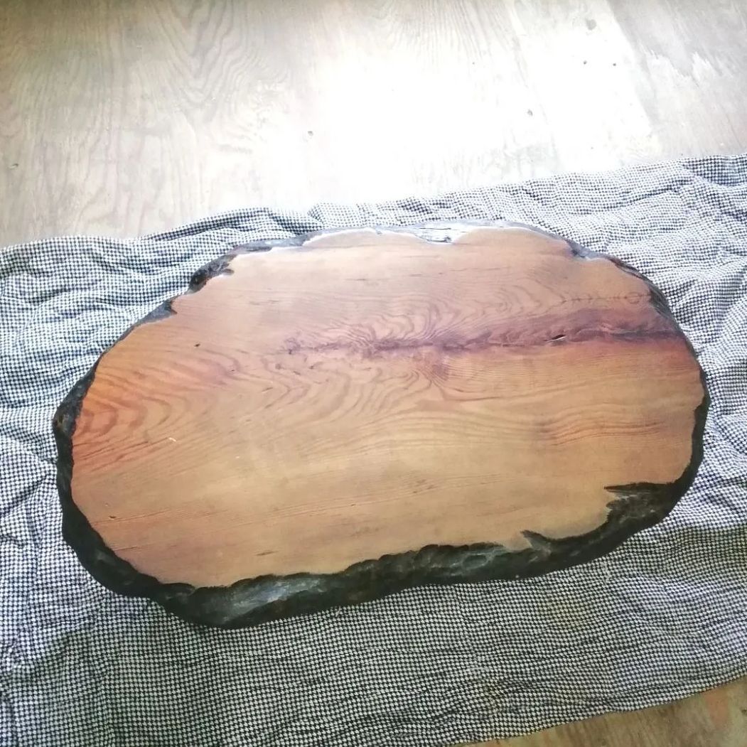 花台 脚付き 敷台 大 天然木