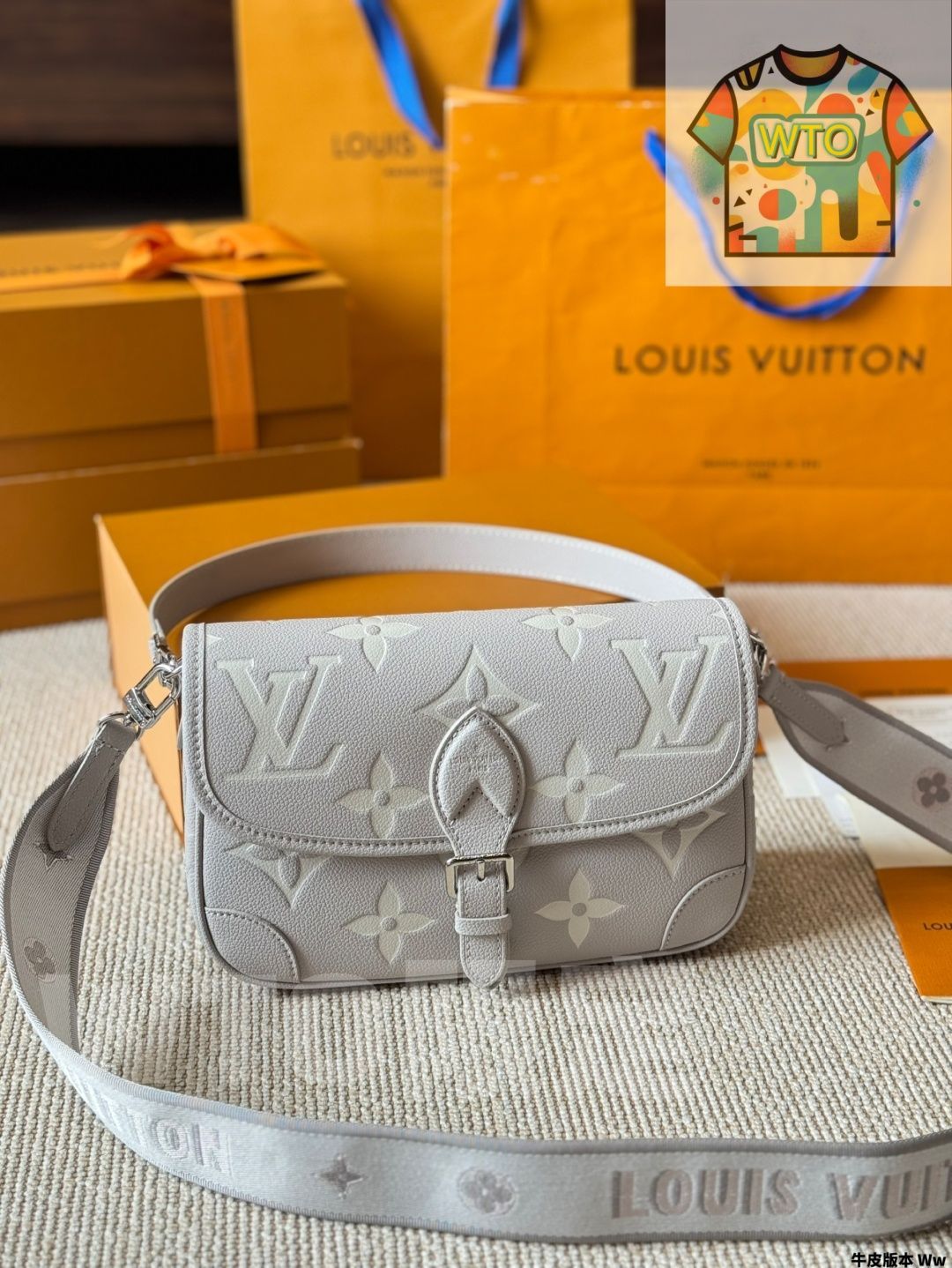 今日 LV 早春シリーズ ニューアイテム DIANE ファジーバッグ - 2way 肩ベルト付き