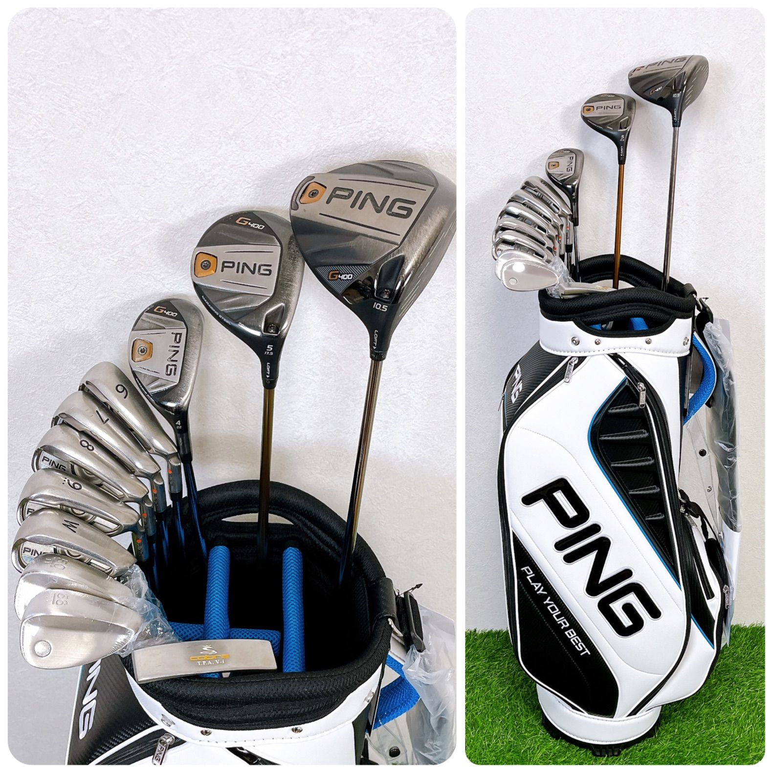 PING G 400 ピン メンズゴルフクラブセット バッグ ウェッジ ×2 豪華セット 男性用 右打ち
