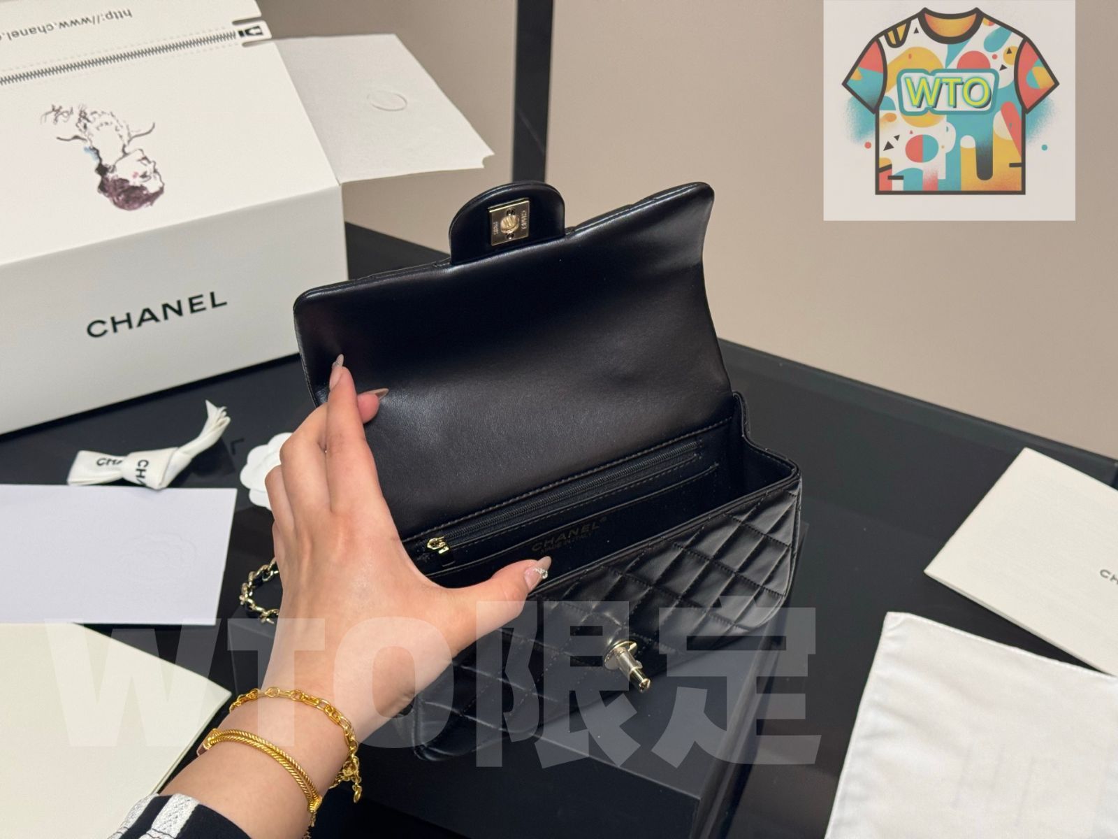 今日 Chanel Mini CF Handle Bag チャネル ミニ CF ハンドルバッグ GINKGOPHARMACY_COM