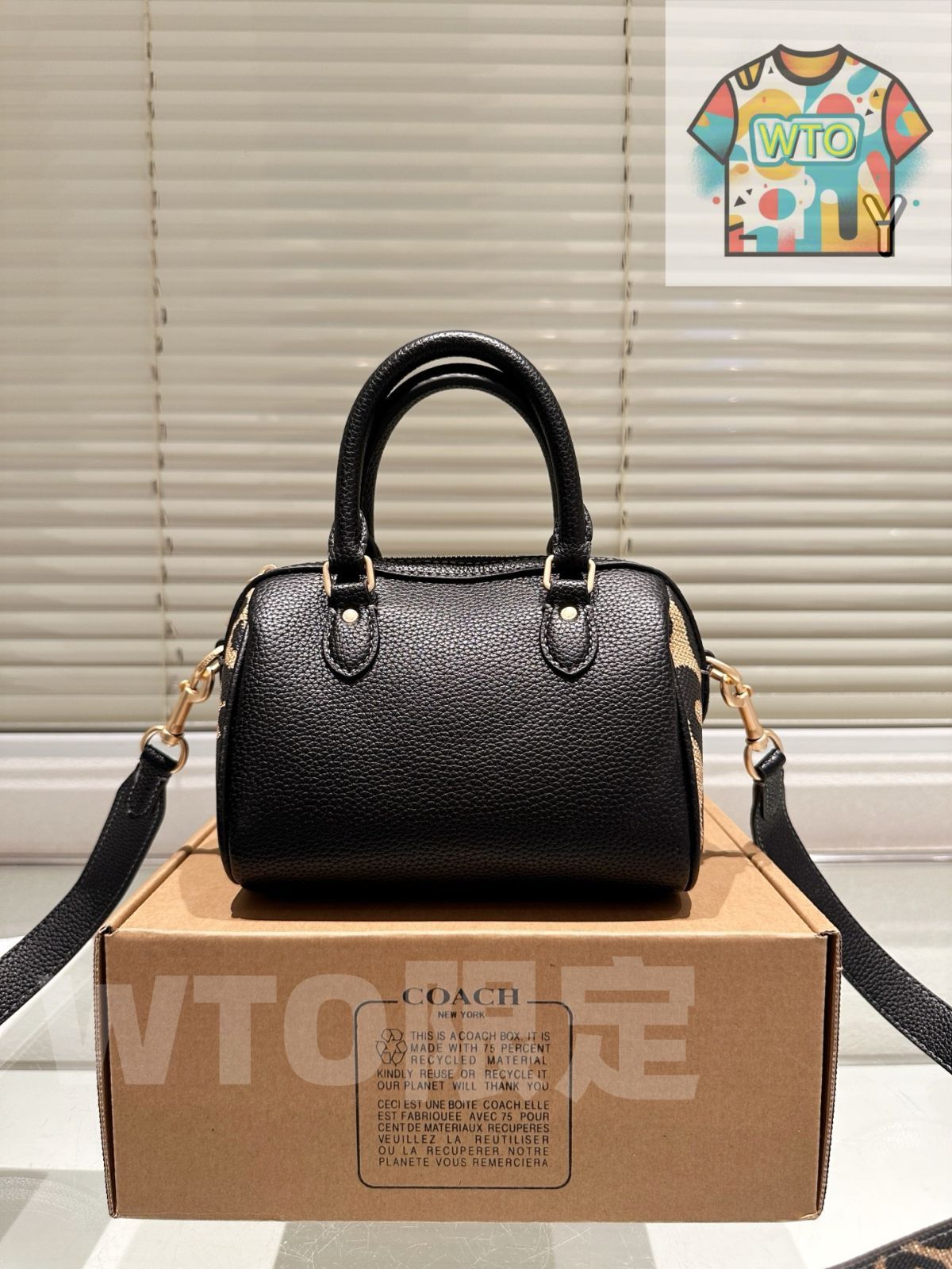 今日 Coach Mini Rowan ミニローエン ピローバッグ