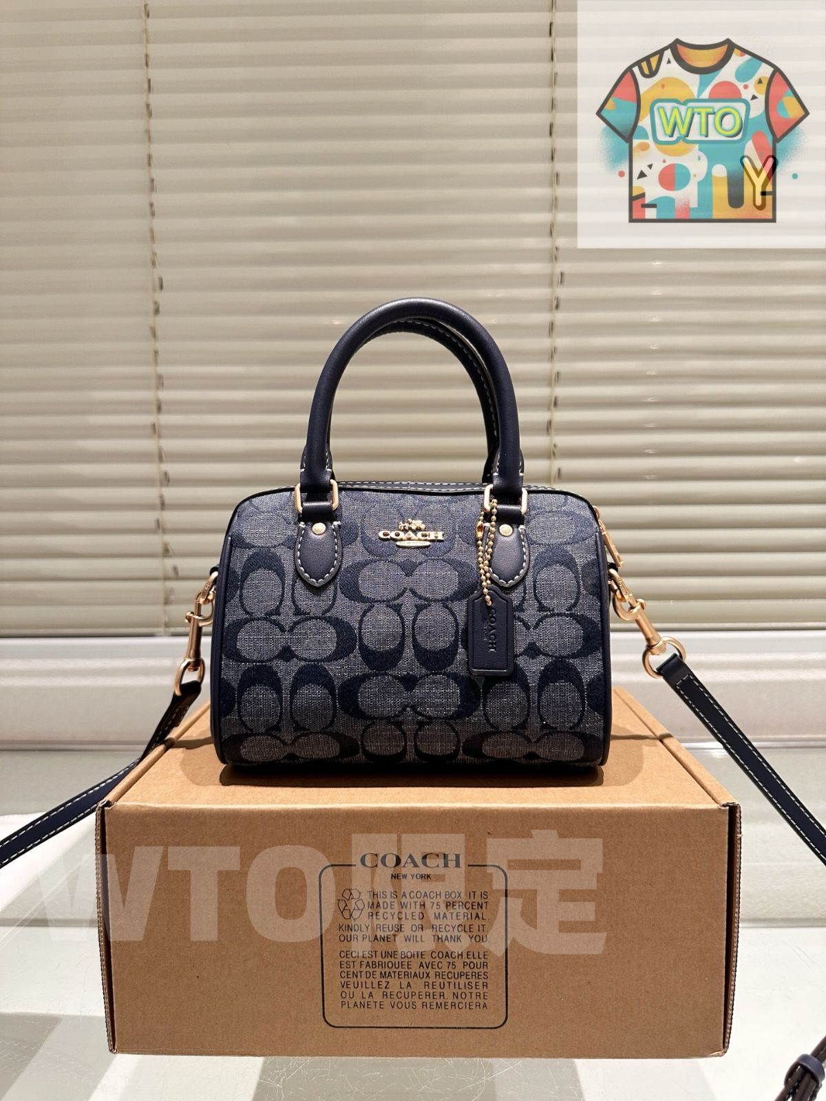 WTO通販 Coach Mini Rowan ミニローエン ピローバッグ-WTO輸入-JID26