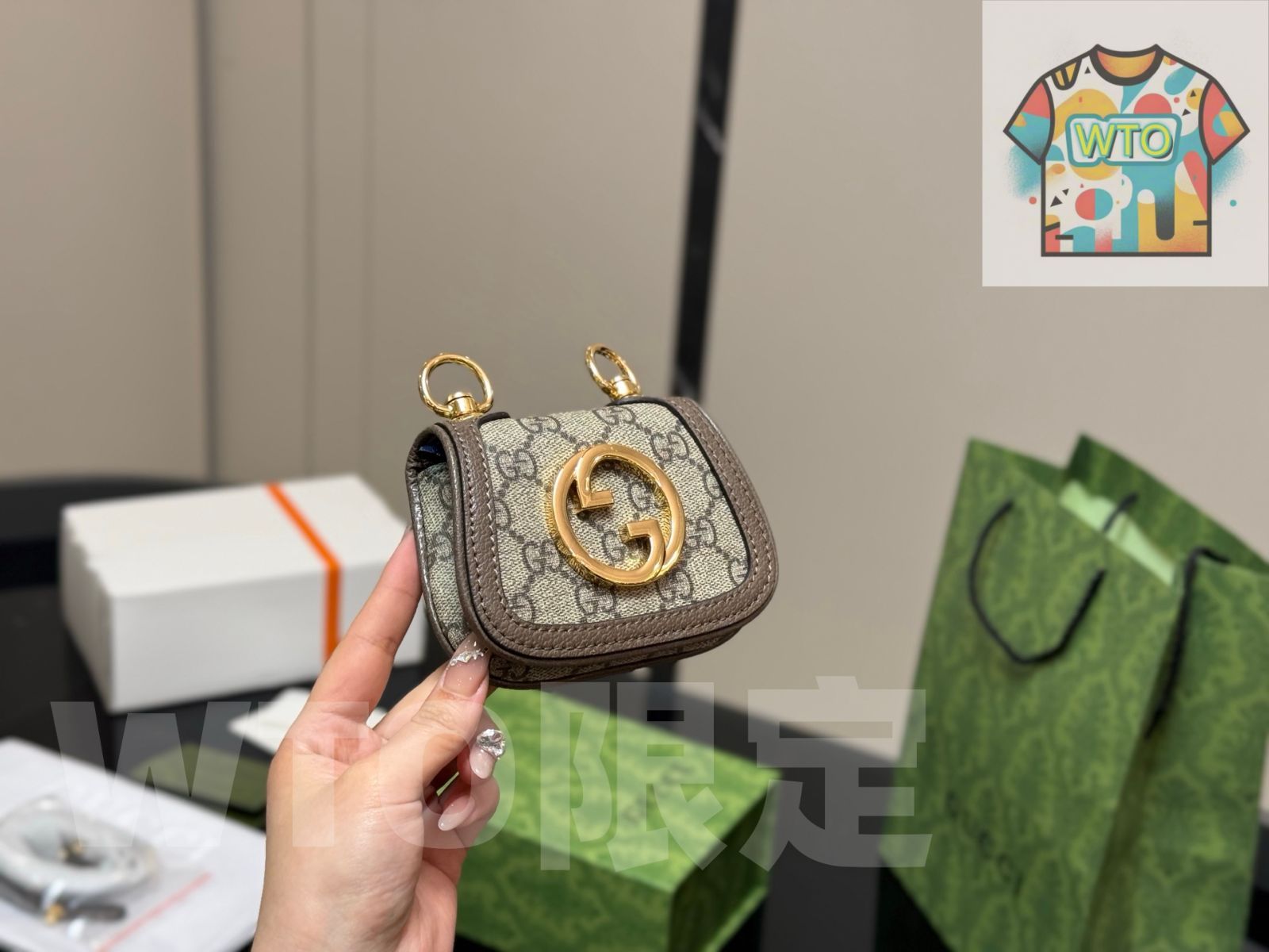 WTO通販 Gucci Blondie ショルダーバッグ 12.9cm -WTO輸入-QNP16