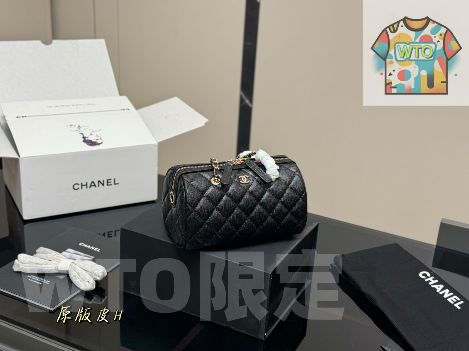 WTO通販 Chanel 25P Bowling Bag ボーリングバッグ ヴィンテージ ハイクオリティー -WTO輸入-ZRB07
