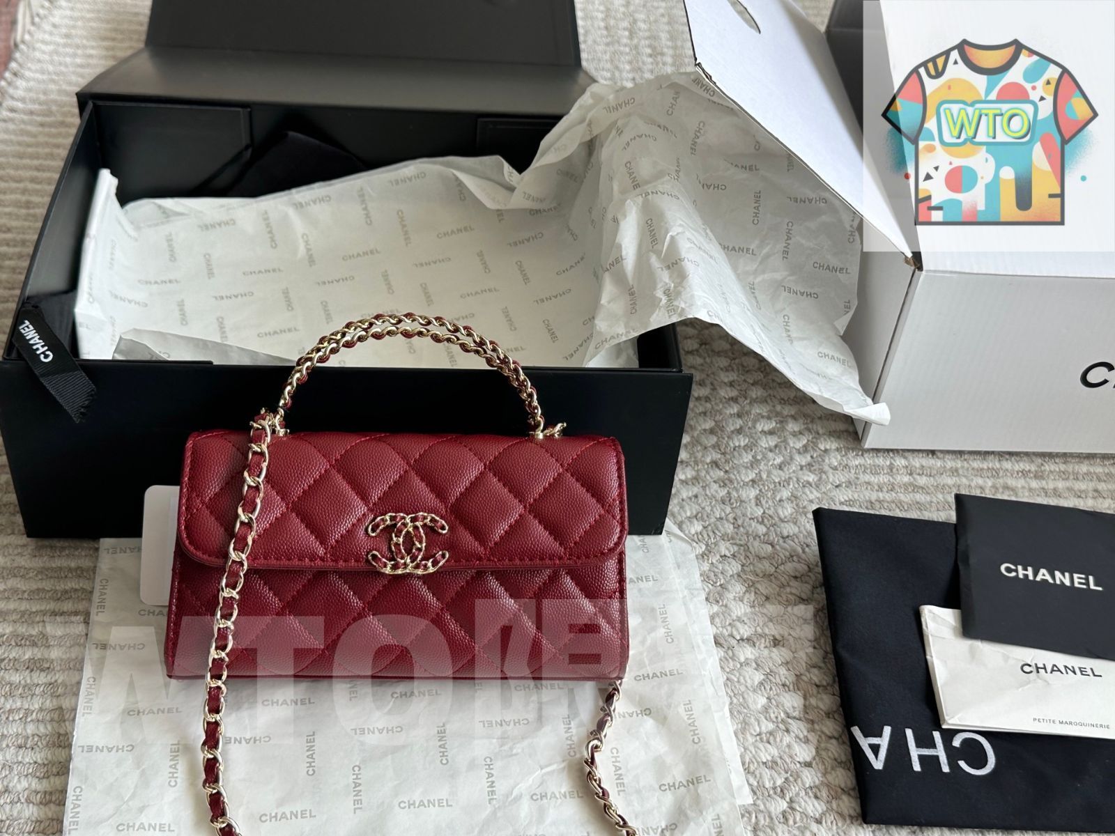 WTO通販 Chanel 23Kelly フォンバッグ クヴェットブラウン製 -WTO輸入-YSI08