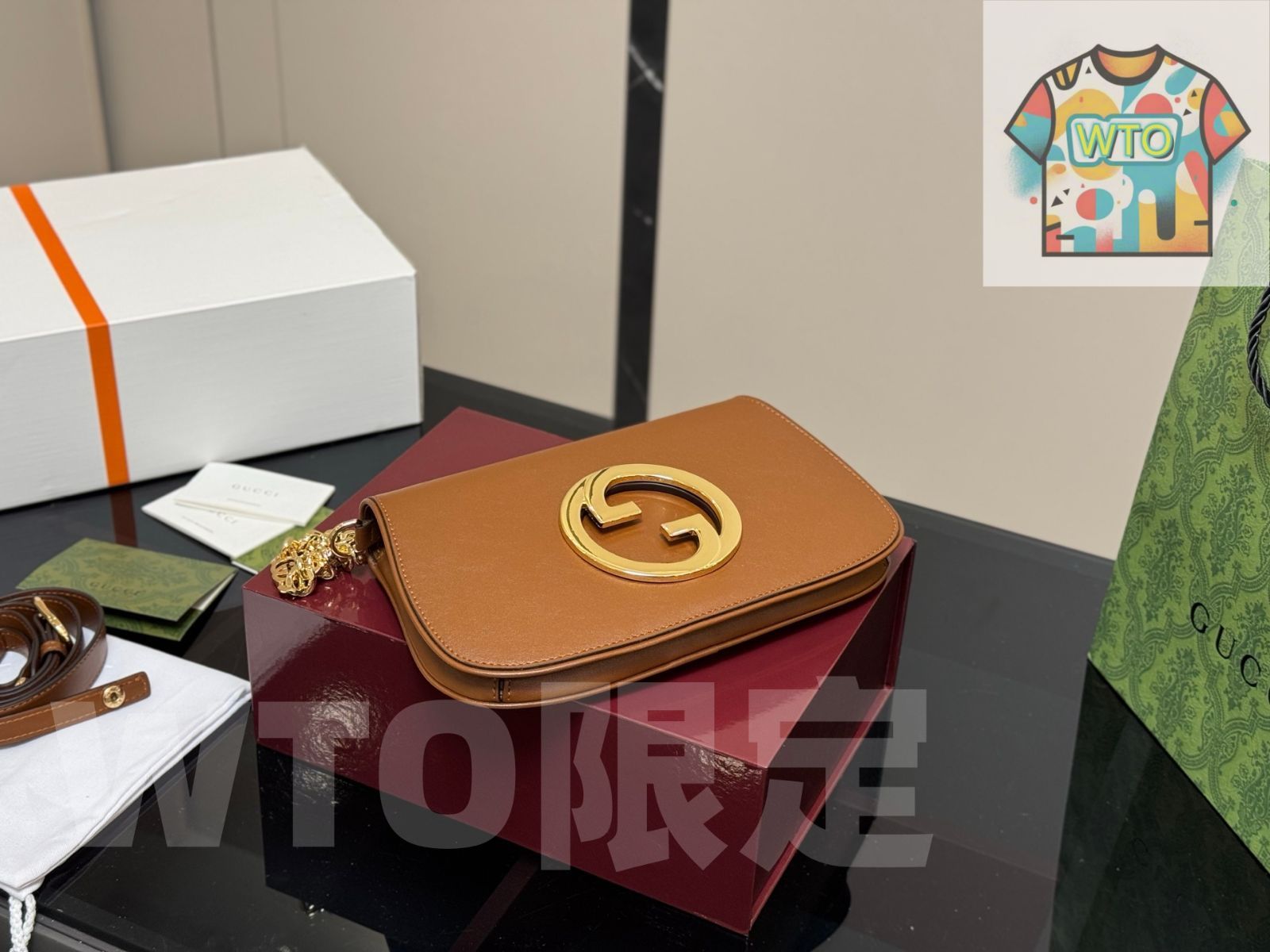 WTO通販 Gucci Blondie Shoulder Bag グッチ ブロンディ ショルダーバッグ 27×17cm -WTO輸入-KGH20