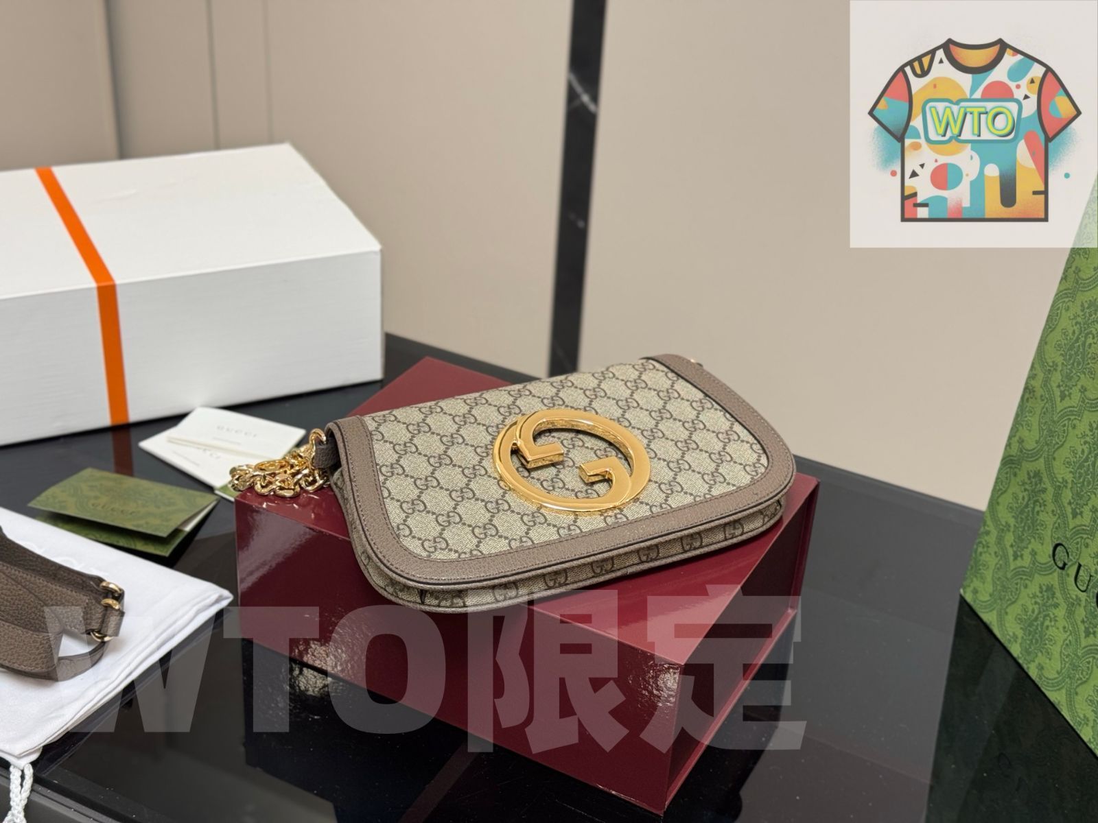 WTO通販 Gucci Blondie Shoulder Bag グッチ ブロンディ ショルダーバッグ-WTO輸入-LUA07