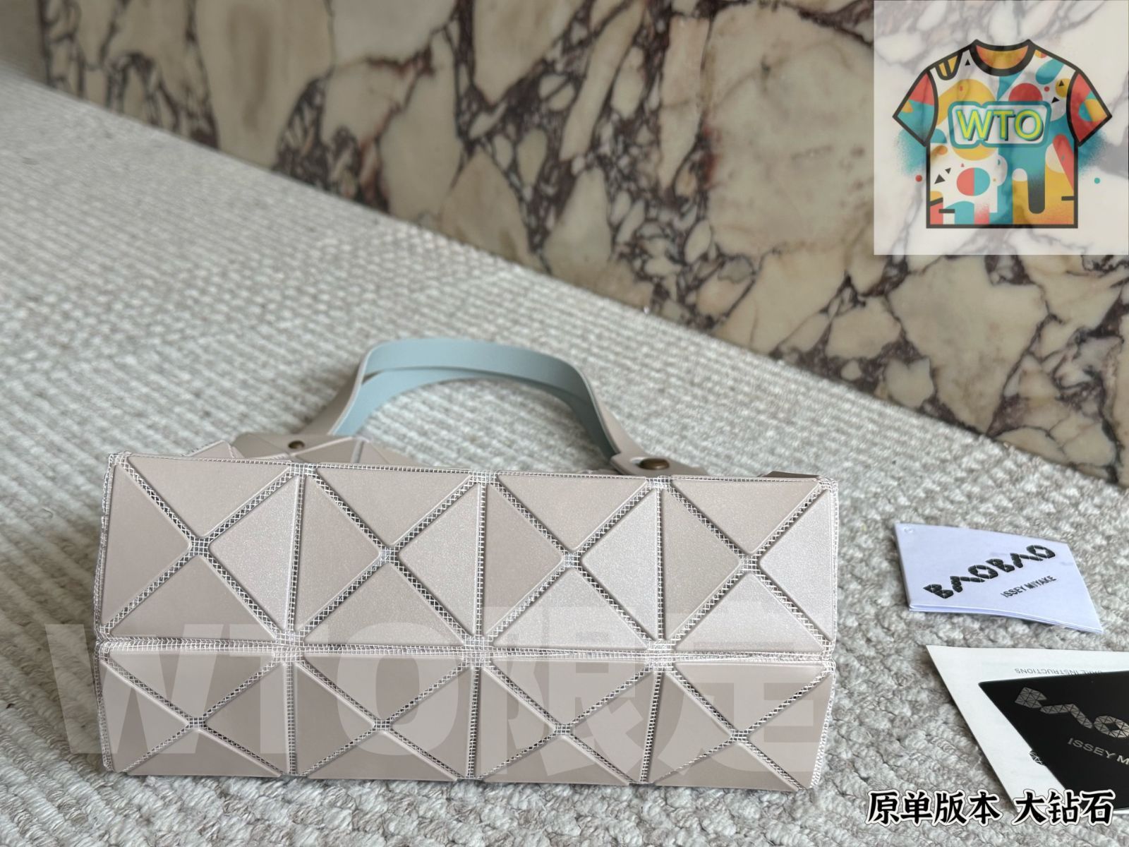 ミニ ドダイヤモンドシェイプボックスハンドバッグ-WTO輸入-RZZ