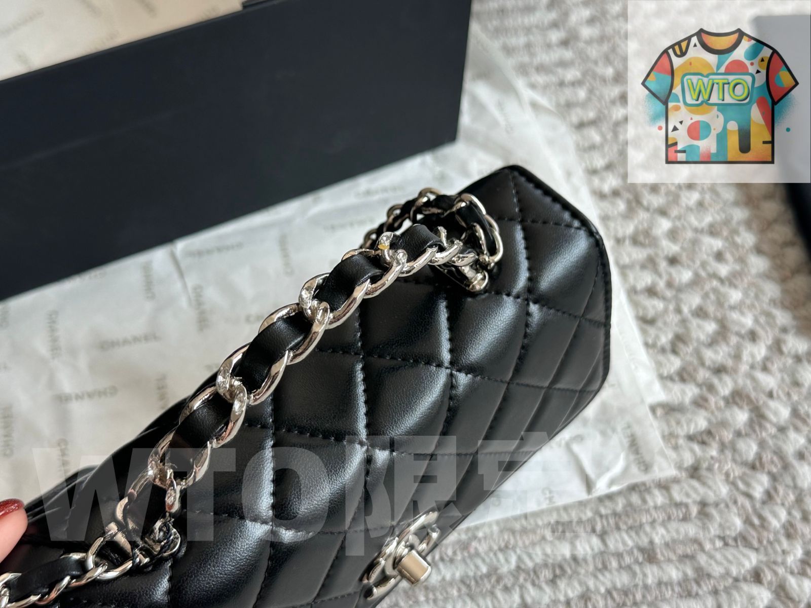 WTO通販 Chanel 23K Accordion Bag シャネル 23K アコーディオンバッグ 19×10cm -WTO輸入-HSJ86