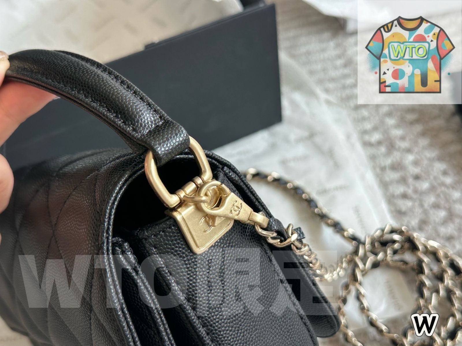 WTO通販 Chanel New Clutch Bag シャネル 新款 クラッチバッグ 16×11cm -WTO輸入-HVU26