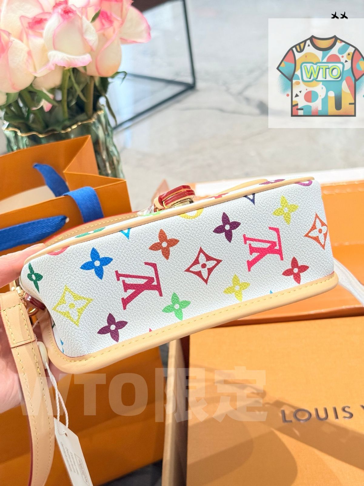 ホワイトマルチ バッグ-WTO輸入-QZJ