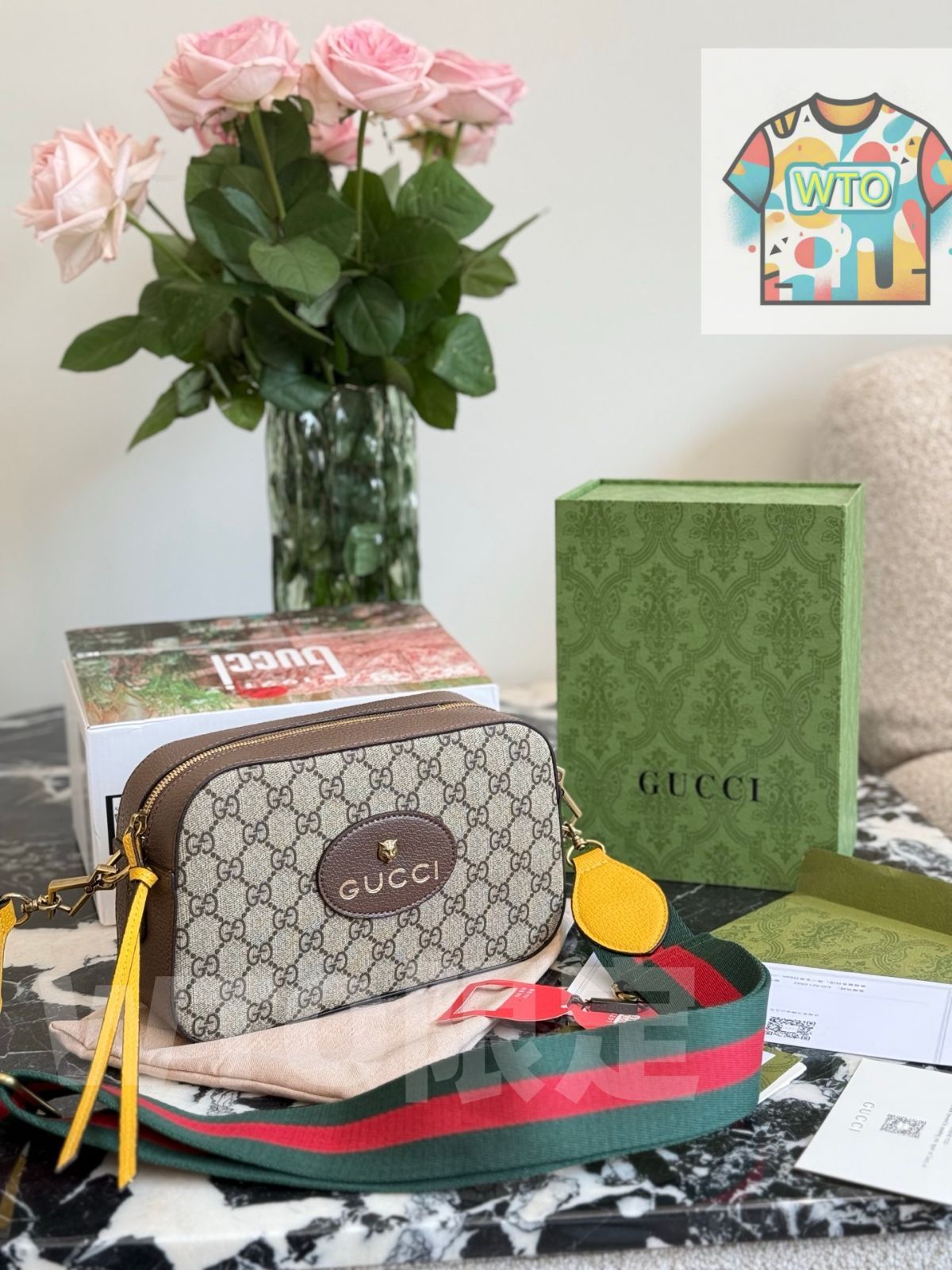 今日 Gucci Tiger Head Camera Bag グッチ トラヘッド カメラバッグ