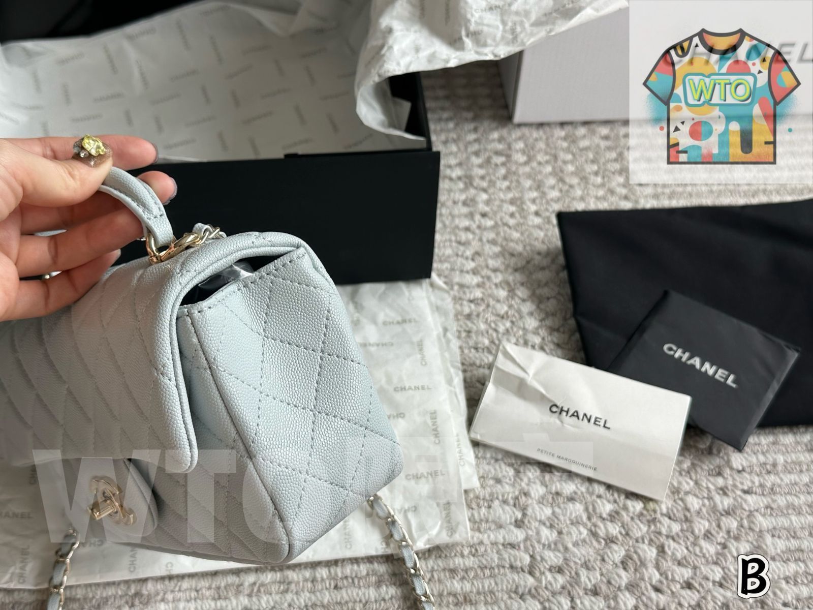  WTO通販 CHANEL CF Handle Mini Bag シャネル ハンドル ミニ バッグ-WTO輸入-YUJ 28 ショルダーバッグ ショルダーバッグ