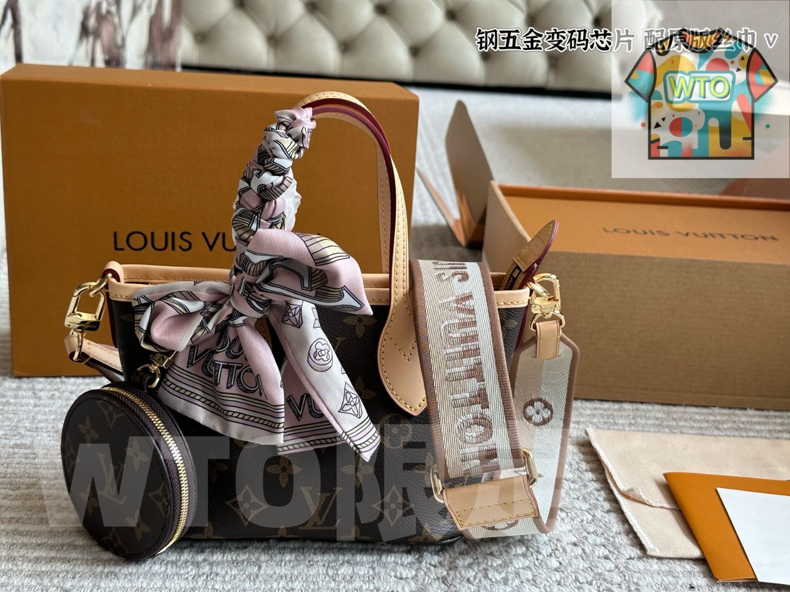 今日 Louis Vuitton Mini Neverfull BB ルイヴィトン ミニ ネバフル BB 25×15cm