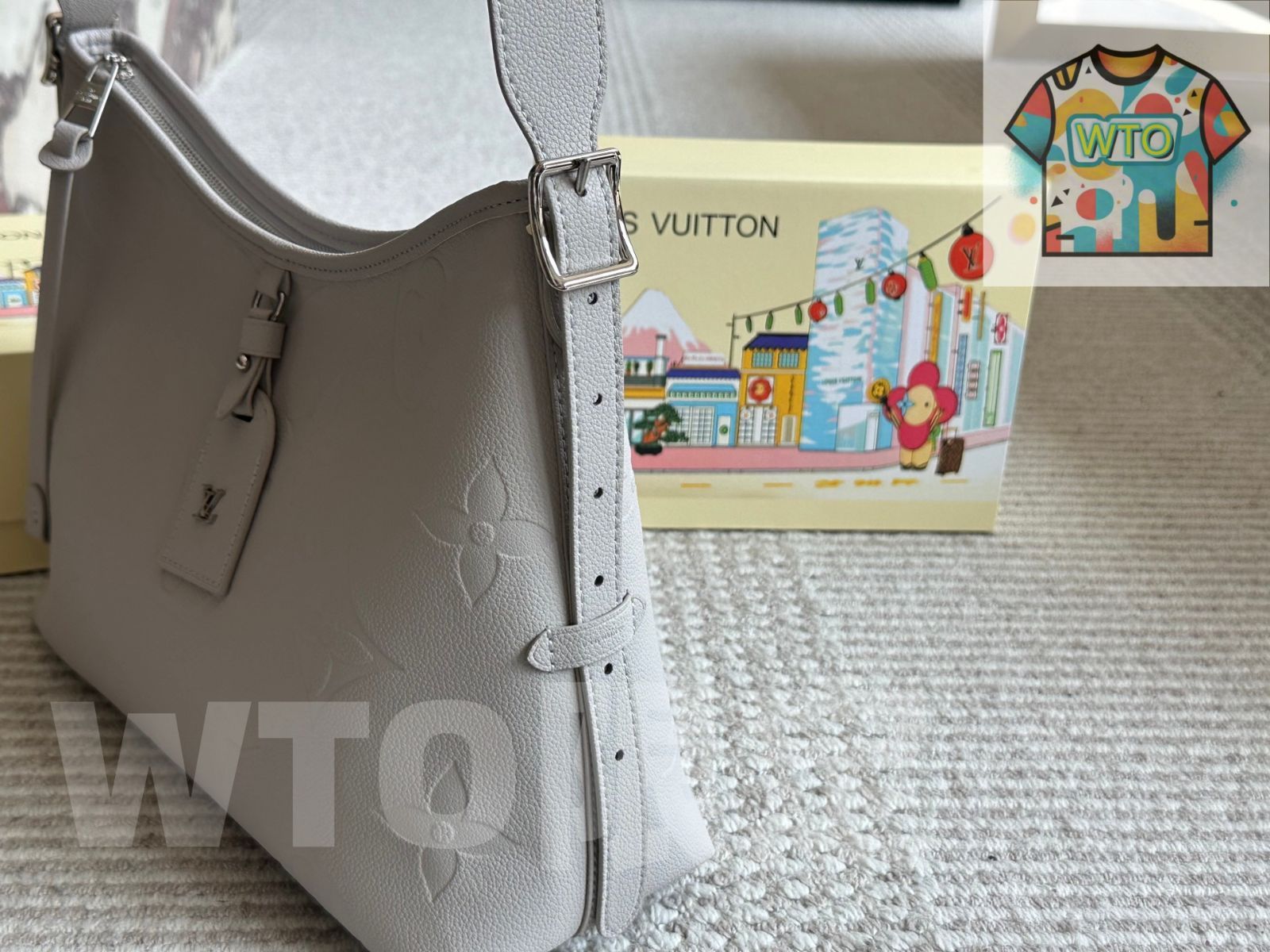  WTO通販 Elephant Gray Elegance Lv Carryall エレファントグレイエレガンス キャリーオール-WTO輸入-JUH 44 ショルダーバッグ ショルダーバッグ