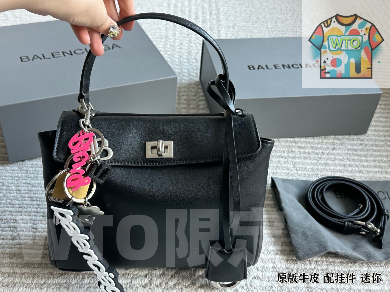 WTO通販 Balenciaga Rodeo Large Silhouette Bag バレンシアガ ロディオ ラージ シルエット バッグ-WTO輸入-CBT17