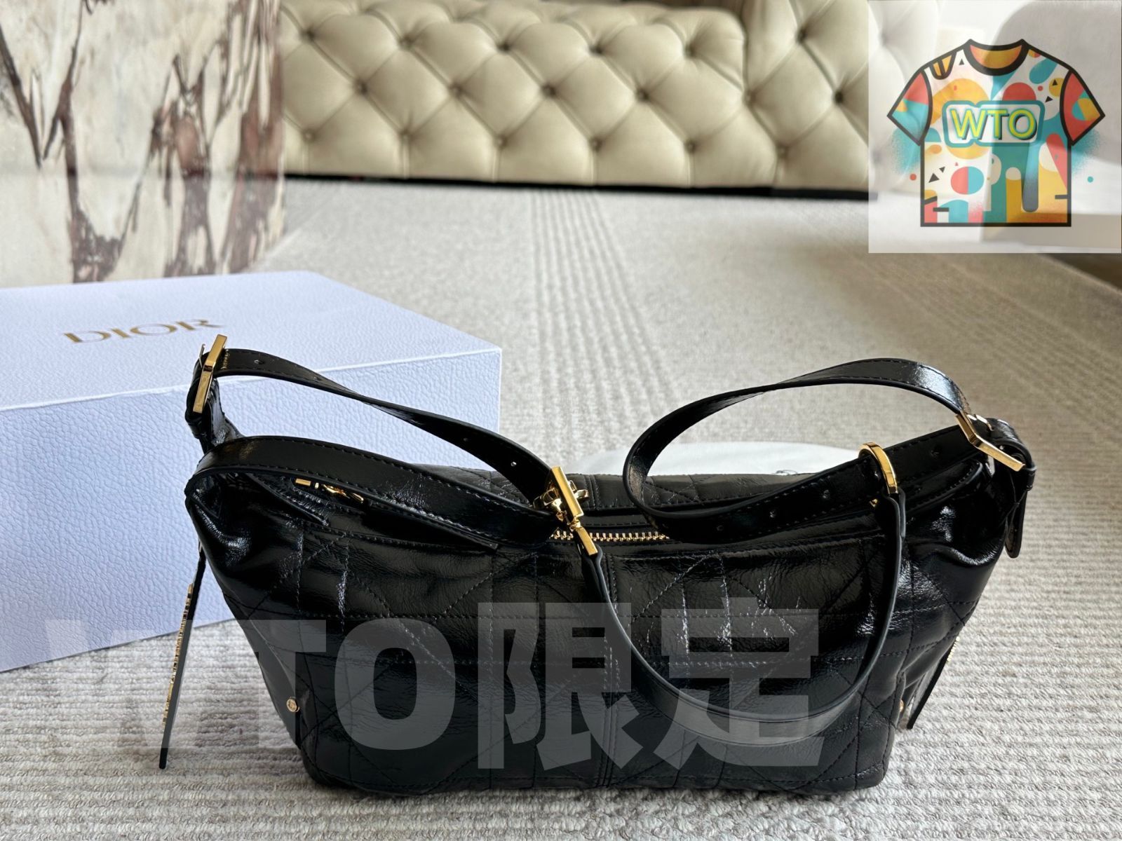 WTO通販 Dior Monogram Bento Bag ディオール モノグラム ベント バッグ-WTO輸入-CHJ48