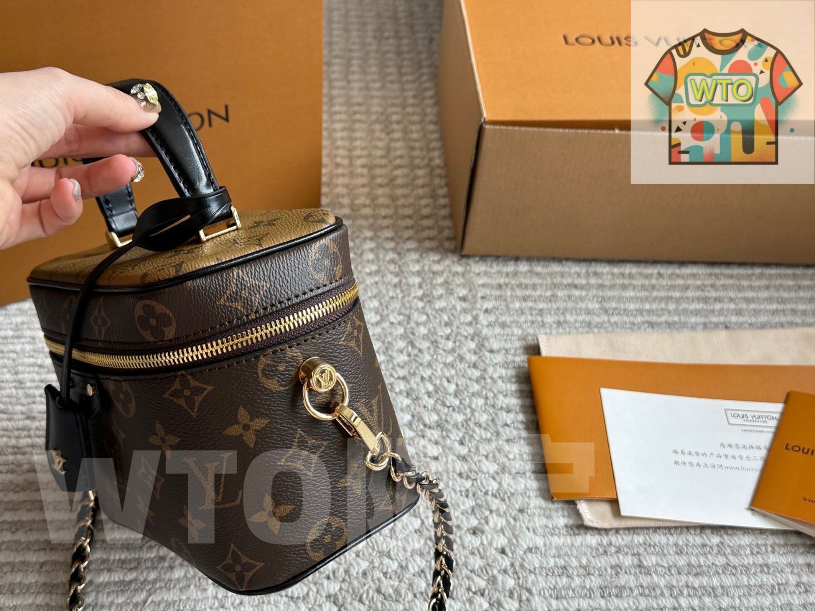  WTO通販 Louis Vuitton Vanity Box 24 SS ルイ ヴィトン ヴァニティ ボックス SS-WTO輸入-FOH 84 ハンドバッグ バッグ